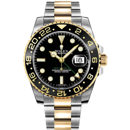 Rolex GMT Master II Ref. 116713 Two-Tone SS/YG Black Dial