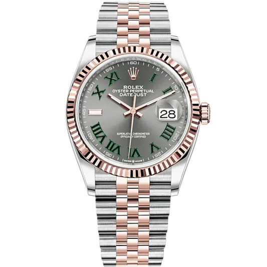 Rolex Datejust Ref. 126231 36MM Two Tone Wimbeldon Dial on Jubilee