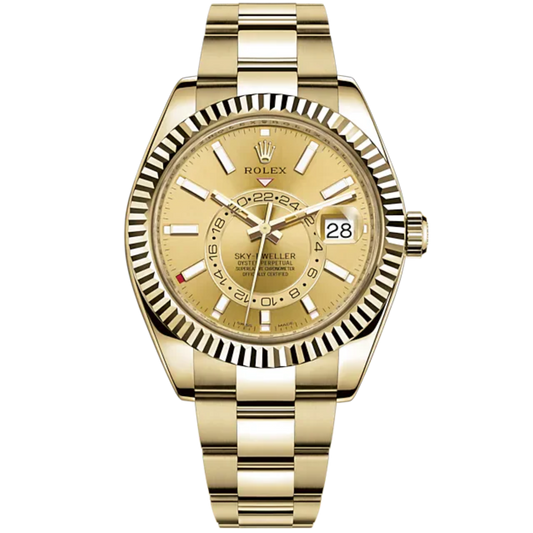 Rolex Skydweller Ref. 326938 Yellow Gold, Champagne Dial