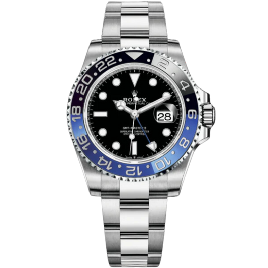 Rolex GMT Master II "Batman" Ref. 116710BLNR Black Dial & Black/Blue Bezel on Oyster