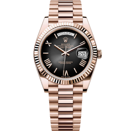 Rolex Day-Date Ref. 228235 Rose Gold  Black Ombre Dial
