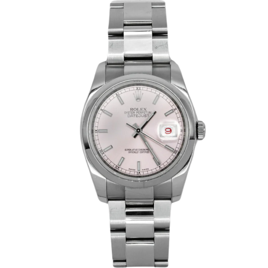 Rolex Datejust Ref. 116200 36MM Stainless Steel Pink Dial