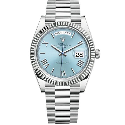 Rolex Day Date Ref. 228236 40MM Ice Blue Dial