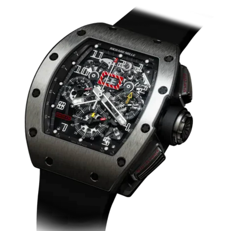 RM 011 Automatic Flyback Chronograph Felipe Massa Rubber Strap Titaniu ...