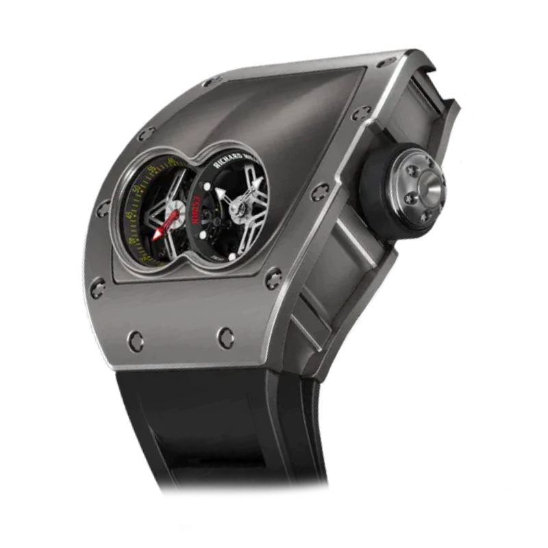 RM 053 Tourbillon Pablo Mac Donough Rubber Strap Micro Blasted Titanium Case