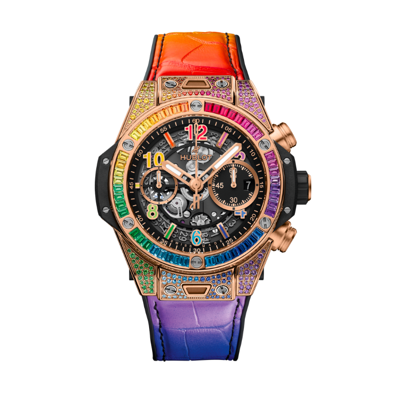 Big Bang 42mm UNICO KING GOLD RAINBOW