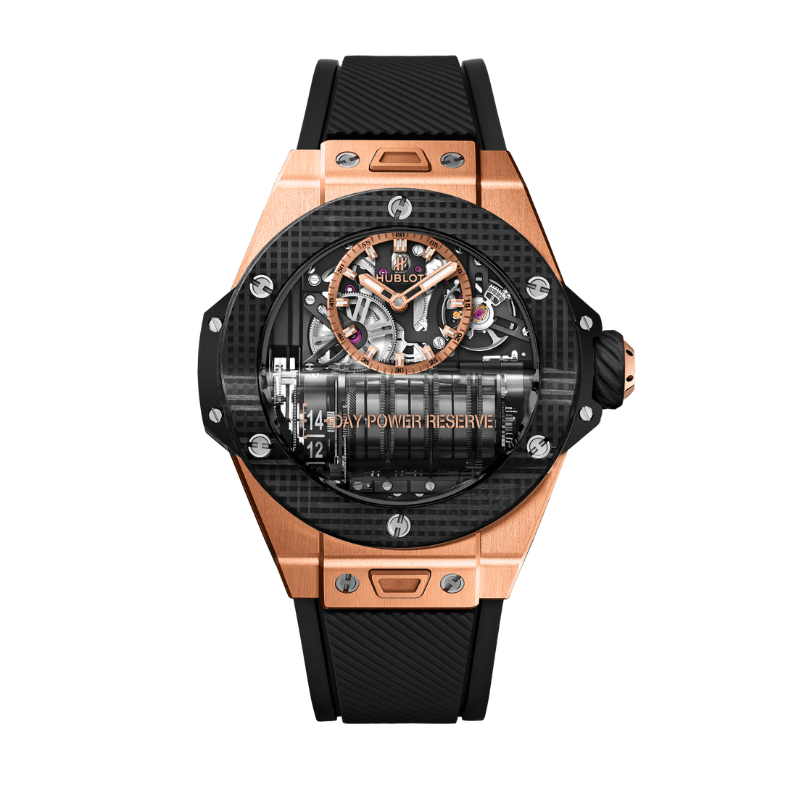 Big Bang 45mm MP-11 POWER RESERVE 14 DAYS KING GOLD 3D CARBON