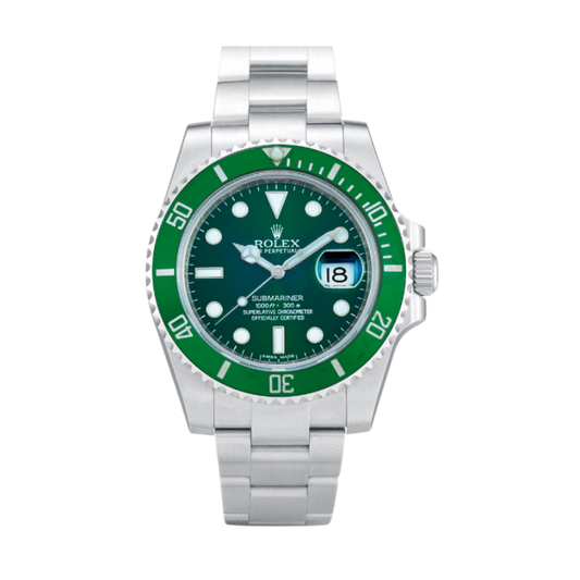 116610LV "Hulk" Submariner 2014 Full Set Complete with Box and Papers