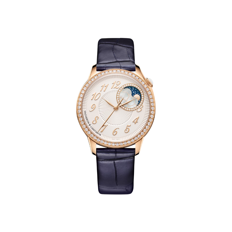 EGERIE MOON PHASE 37 MM PINK GOLD WITH BRASS DIAL