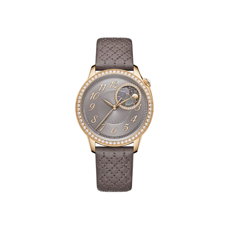 EGERIE MOON PHASE 37 MM PINK GOLD WITH BRASS DIAL