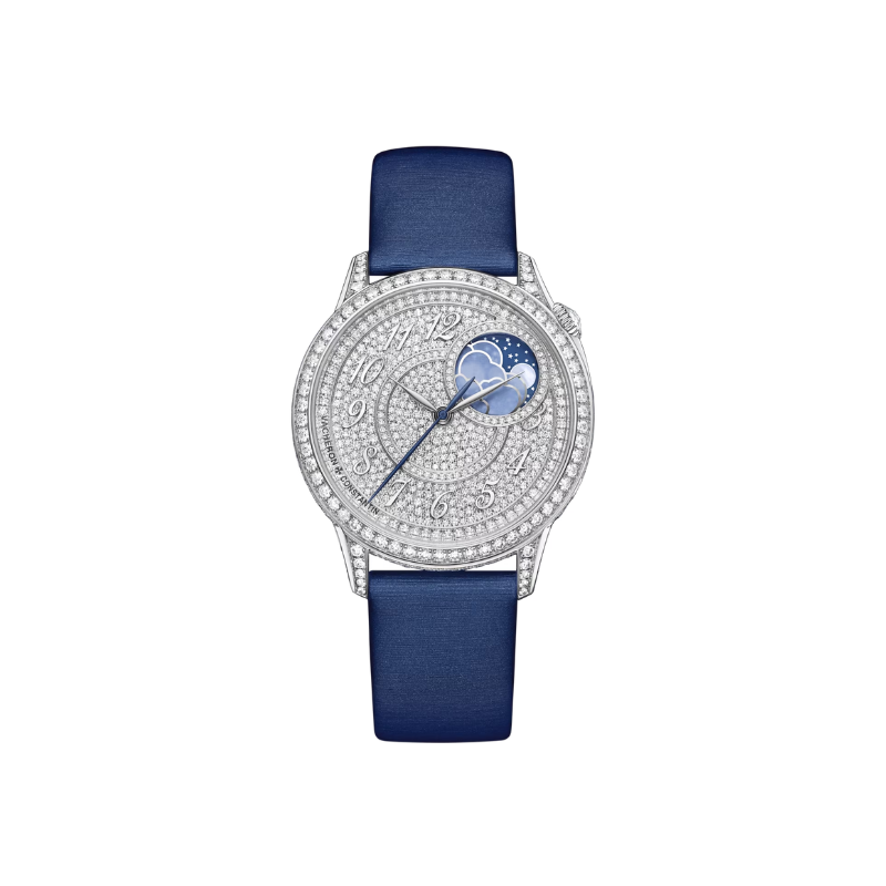 EGERIE MOON PHASE 37 MM 18K WHITE GOLD WITH 18K WHITE GOLD DIAL