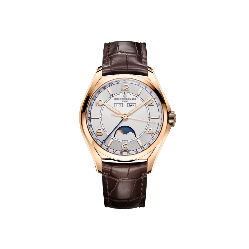 FIFTYSIX COMPLETE CALENDAR 40 MM PINK GOLD WITH WHITE BRASS DIAL
