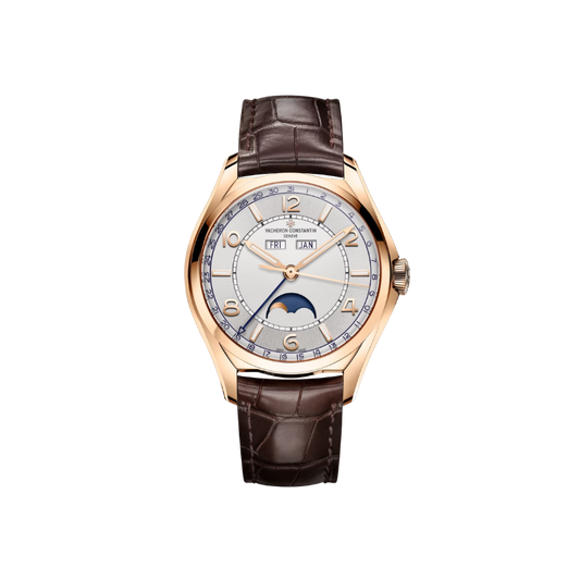 FIFTYSIX COMPLETE CALENDAR 40 MM PINK GOLD WITH WHITE BRASS DIAL