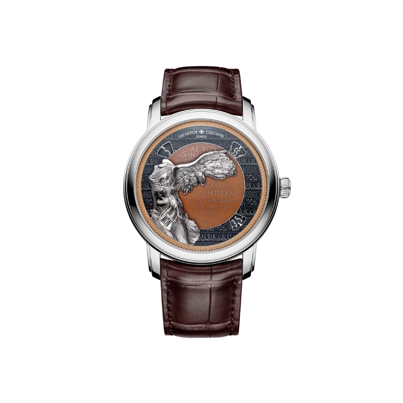 METIERS D'ART TRIBUTE TO GREAT CIVILISATIONS - VICTOIRE DE SAMOTHRACE 42 MM 18K WHITE GOLD CASE AND DIAL