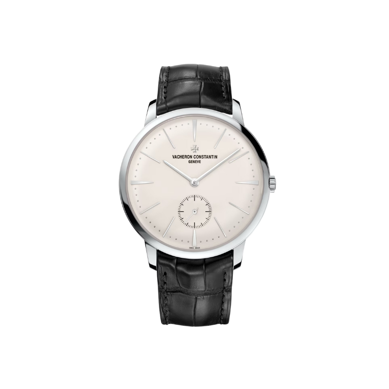 PATRIMONY MANUAL WINDING 42 MM 18K WHITE GOLD WITH WHITE BRASS DIAL