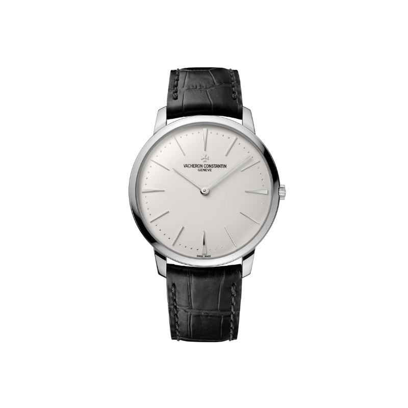 PATRIMONY MANUAL WINDING 40 MM 18K WHITE GOLD WITH WHITE BRASS DIAL