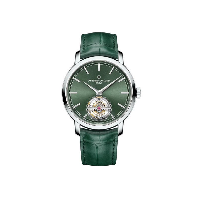 TRADITIONNELLE TOURBILLON 41 MM PLATINUM 950 WITH GREEN DIAL