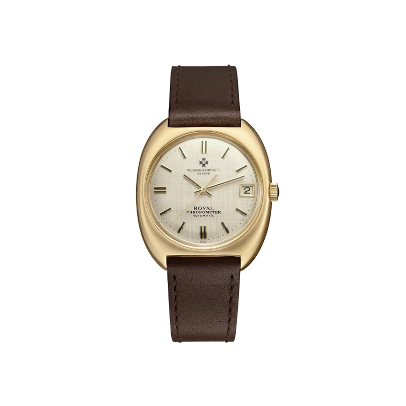 LES COLLECTIONNEURS REFERENCE 7375 36 MM 18K YELLOW GOLD WITH GOLD DIAL