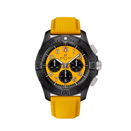 AVENGER B01 CHRONOGRAPH NIGHT MISSION 44 MM CERAMIC WITH YELLOW DIAL