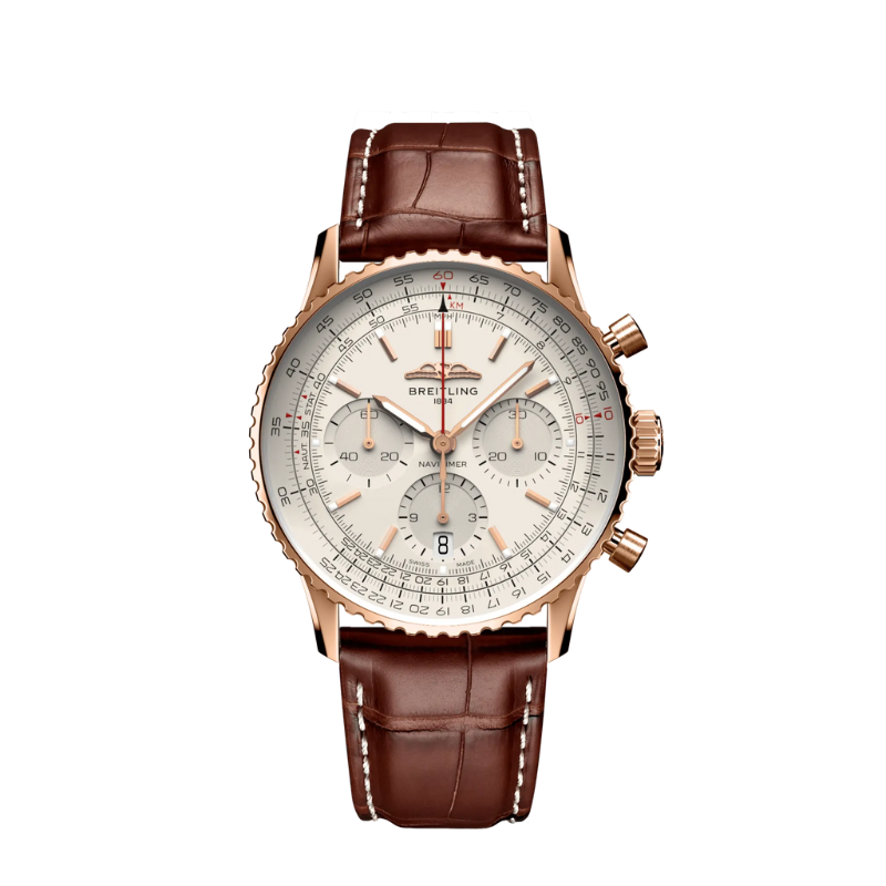 NAVITIMER B01 CHRONOGRAPH 41 MM 18K ROSE GOLD WITH CREAM DIAL