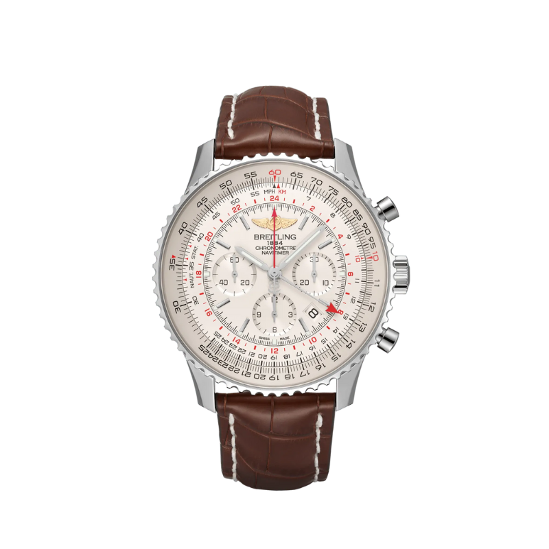 NAVITIMER B04 CHRONOGRAPH GMT 48 MM STAINLESS STEEL WITH CREAM DIAL