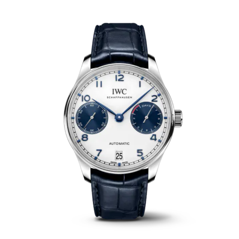 PORTUGIESER AUTOMATIC 42 MM STAINLESS STEEL WITH WHITE DIAL