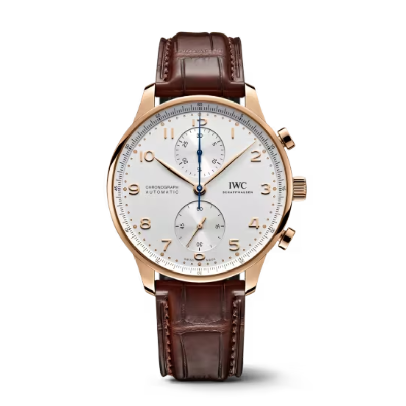 PORTUGIESER CHRONOGRAPH 41 MM GOLD WITH WHITE DIAL