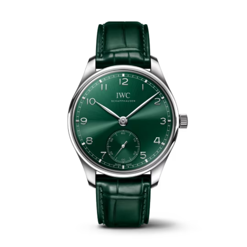 PORTUGIESER AUTOMATIC 40 MM STAINLESS STEEL WITH GREEN DIAL