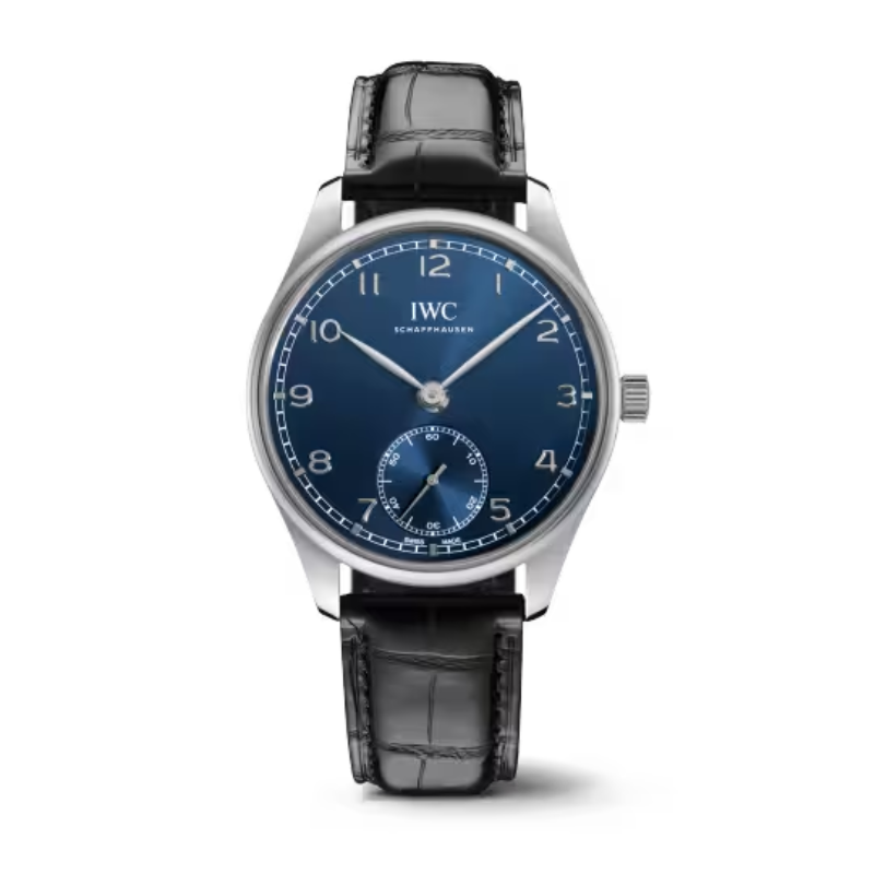 PORTUGIESER AUTOMATIC 40 MM STAINLESS STEEL WITH BLUE DIAL