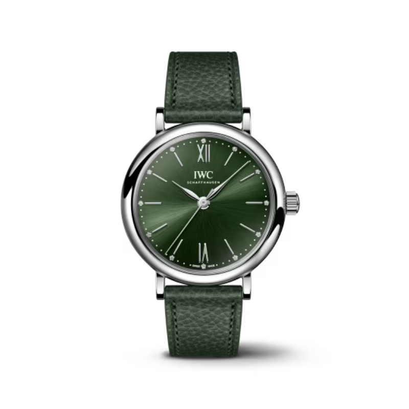PORTOFINO AUTOMATIC 34 MM STAINLESS STEEL WITH GREEN DIAL