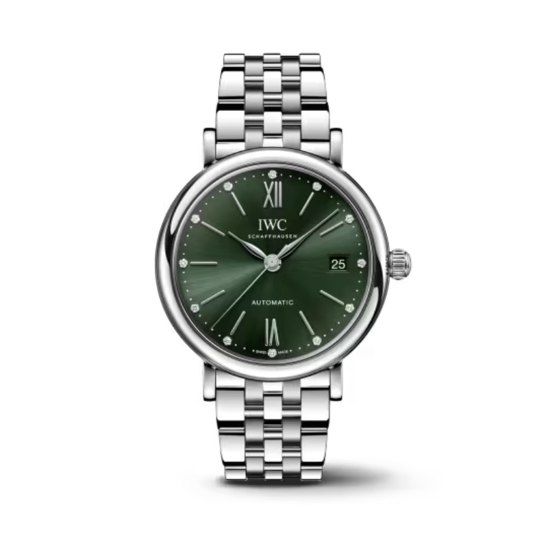PORTOFINO AUTOMATIC 37 MM STAINLESS STEEL WITH GREEN DIAL