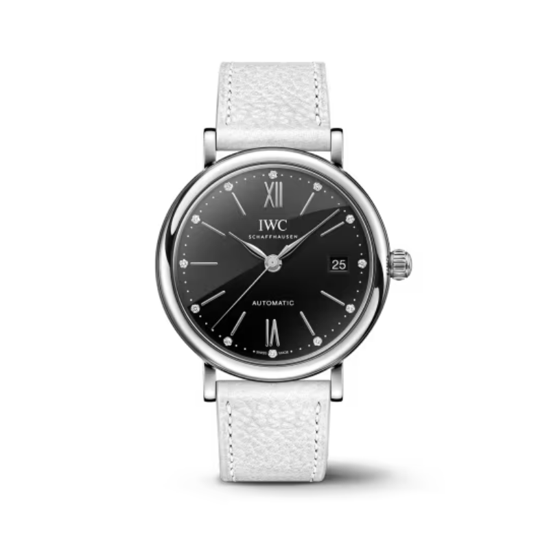 PORTOFINO AUTOMATIC 37 MM STAINLESS STEEL WITH BLACK DIAL