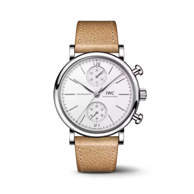 PORTOFINO CHRONOGRAPH 39 MM STAINLESS STEEL WITH WHITE DIAL