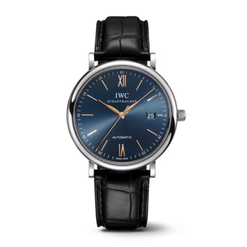 PORTOFINO AUTOMATIC 40 MM STAINLESS STEEL WITH BLUE DIAL