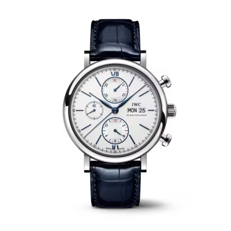 PORTOFINO CHRONOGRAPH 42 MM STAINLESS STEEL WITH WHITE DIAL