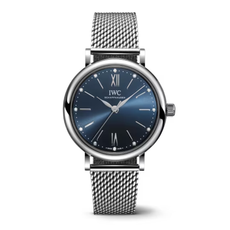 PORTOFINO AUTOMATIC 34 MM STAINLESS STEEL WITH BLUE DIAL