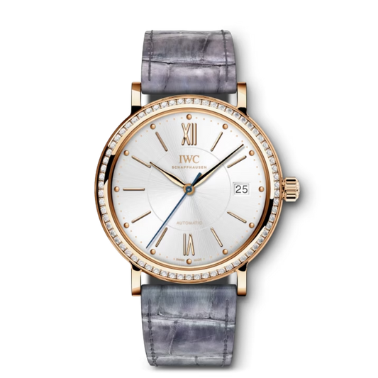PORTOFINO AUTOMATIC 37 MM GOLD WITH SILVER DIAL