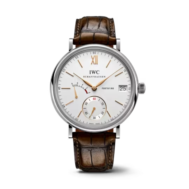 PORTOFINO HAND-WOUND EIGHT DAYS 45 MM STAINLESS STEEL WITH SILVER DIAL