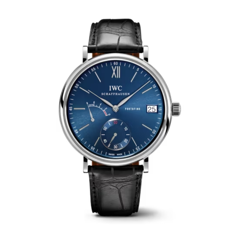PORTOFINO HAND-WOUND EIGHT DAYS 45 MM STAINLESS STEEL WITH BLUE DIAL