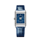 REVERSO CLASSIC DUETTO 40 MM STAINLESS STEEL WITH SILVER GREY AND BLUE LACQUERED DIAL