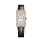 REVERSO ONE DUETTO JEWELLERY 40 MM 18K ROSE GOLD WITH SILVER GREY AND BLACK LACQUER DIAL