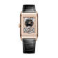 REVERSO TRIBUTE DUOFACE TOURBILLON 46 MM 18K ROSE GOLD WITH  SILVER GREY SUNRAY BRUSHED AND BLACK SUNRAY BRUSHED DIAL