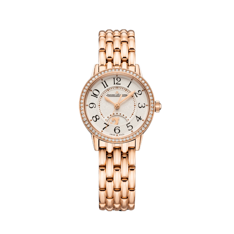 RENDEZ-VOUS CLASSIC NIGHT & DAY 29 MM 18K ROSE GOLD WITH SILVER GREY GUILLOCHE DIAL