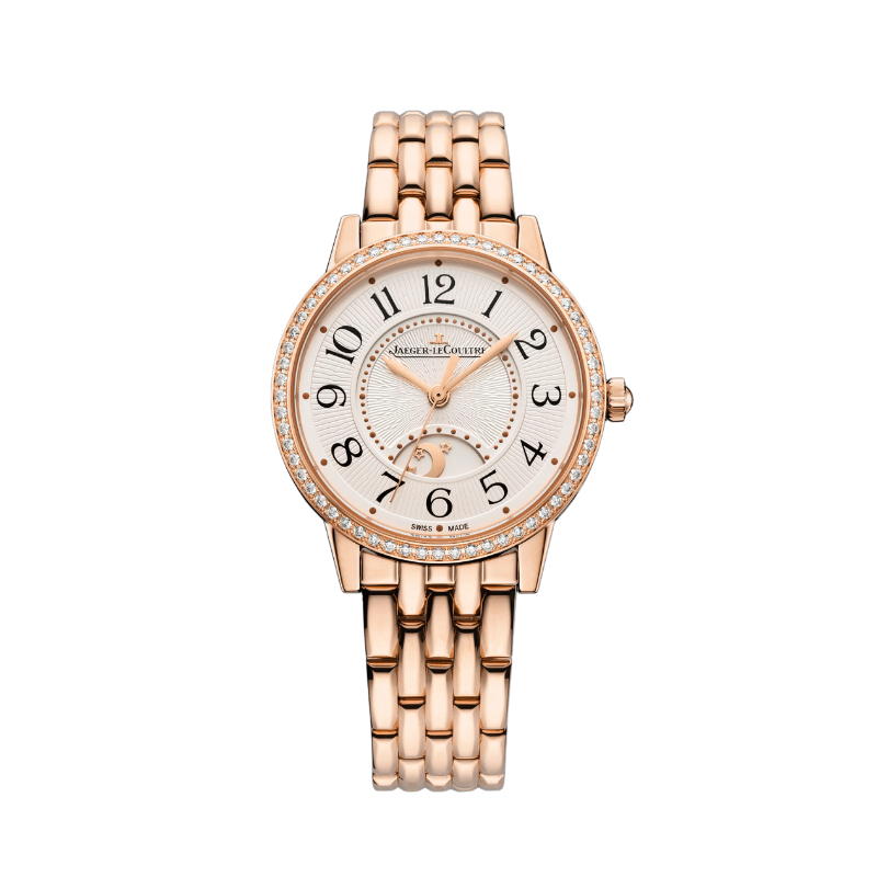 RENDEZ-VOUS CLASSIC NIGHT & DAY 34 MM 18K ROSE GOLD WITH SILVER GREY GUILLOCHE DIAL