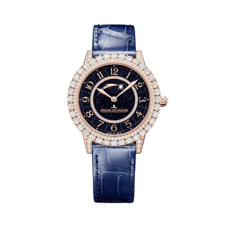 RENDEZ-VOUS DAZZLING SHOOTING STAR 36 MM 18K ROSE GOLD WITH BLUE DIAL