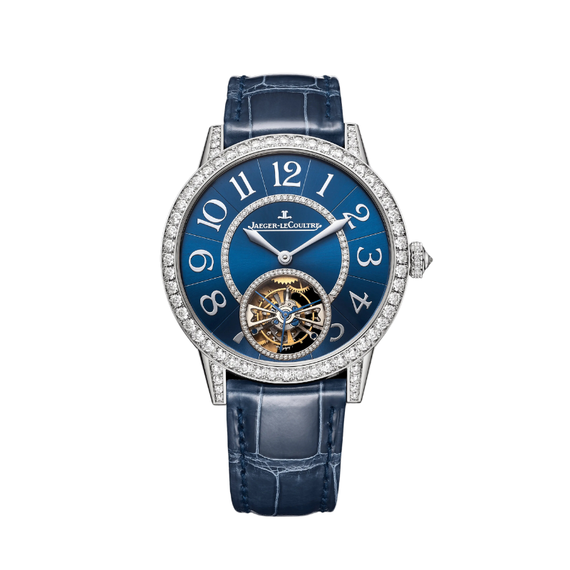RENDEZ-VOUS JEWELLERY TOURBILLON 39 MM 18K WHITE GOLD WITH BLUE DIAL