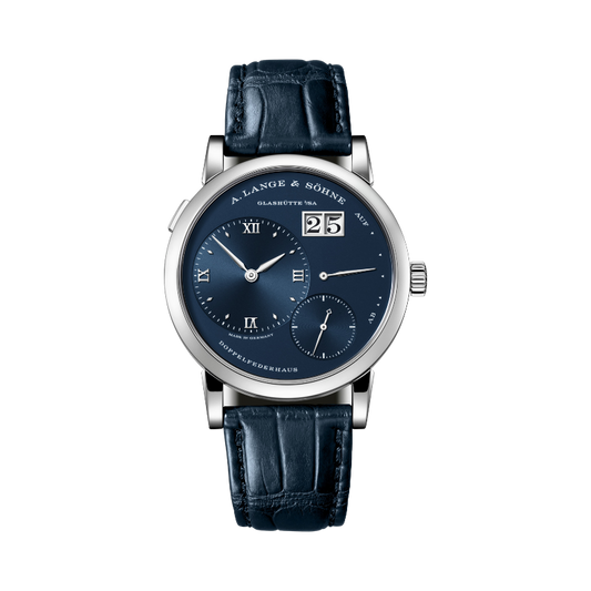 LANGE 1 191.028 38 MM 18K WHITE GOLD WITH DARK-BLUE DIAL