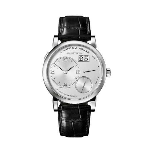 LANGE 1 191.025 38 MM 950 PLATINUM WITH RHODIE DIAL