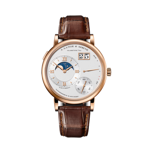 GRAND LANGE 1 MOON PHASE 139.032 41 MM 18K ROSE GOLD WITH ARGENTE DIAL