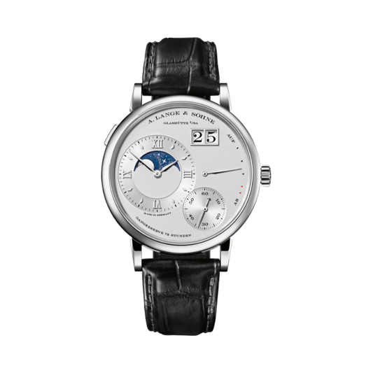 GRAND LANGE 1 MOON PHASE 139.025 41 MM 950 PLATINUM WITH RHODIE DIAL